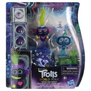 NWB Trolls DreamWorks World Tour Techno Reef Bobble with 2 Figures, Ages 4+